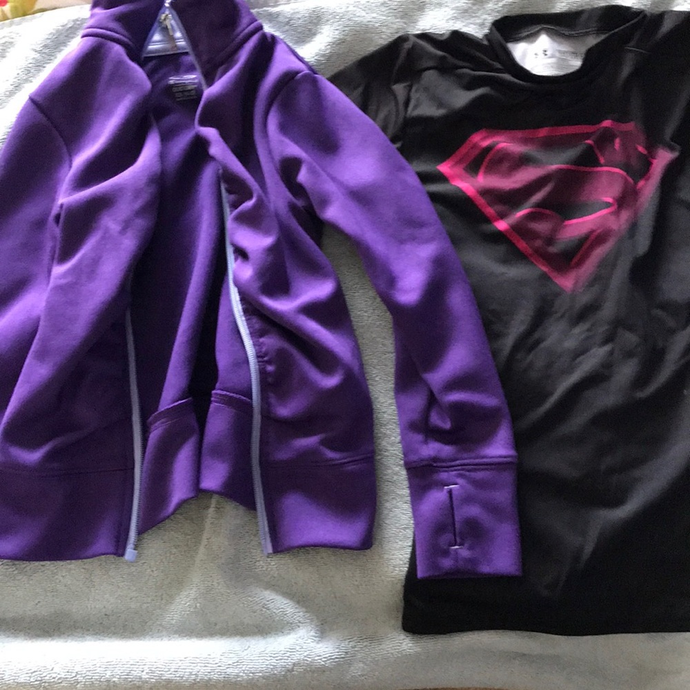 Light weight jacket and under armor top